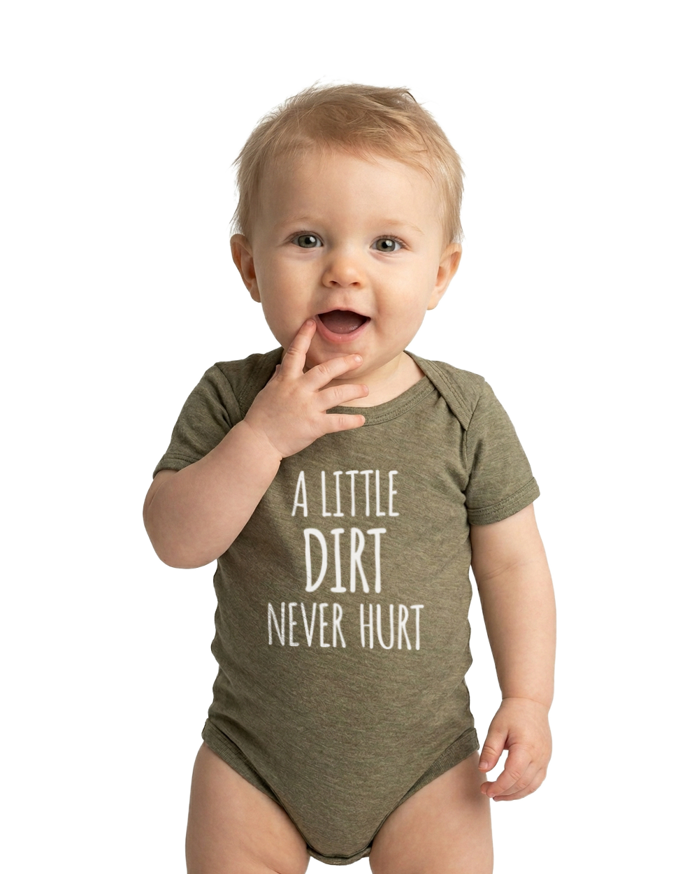 A Little Dirt Never Hurt Bodysuit Infant Onesie (Copy) - Gardens of Honey
