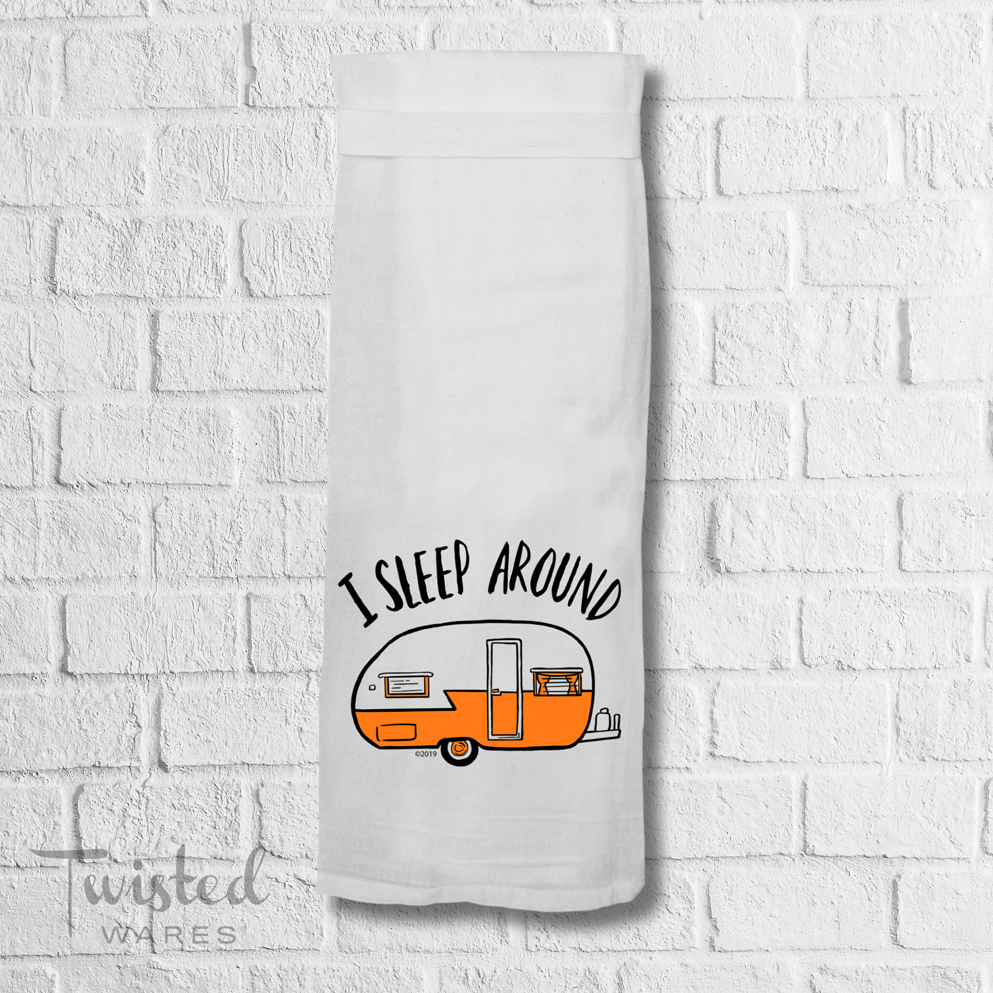 I Sleep Around | Kitchen Towel