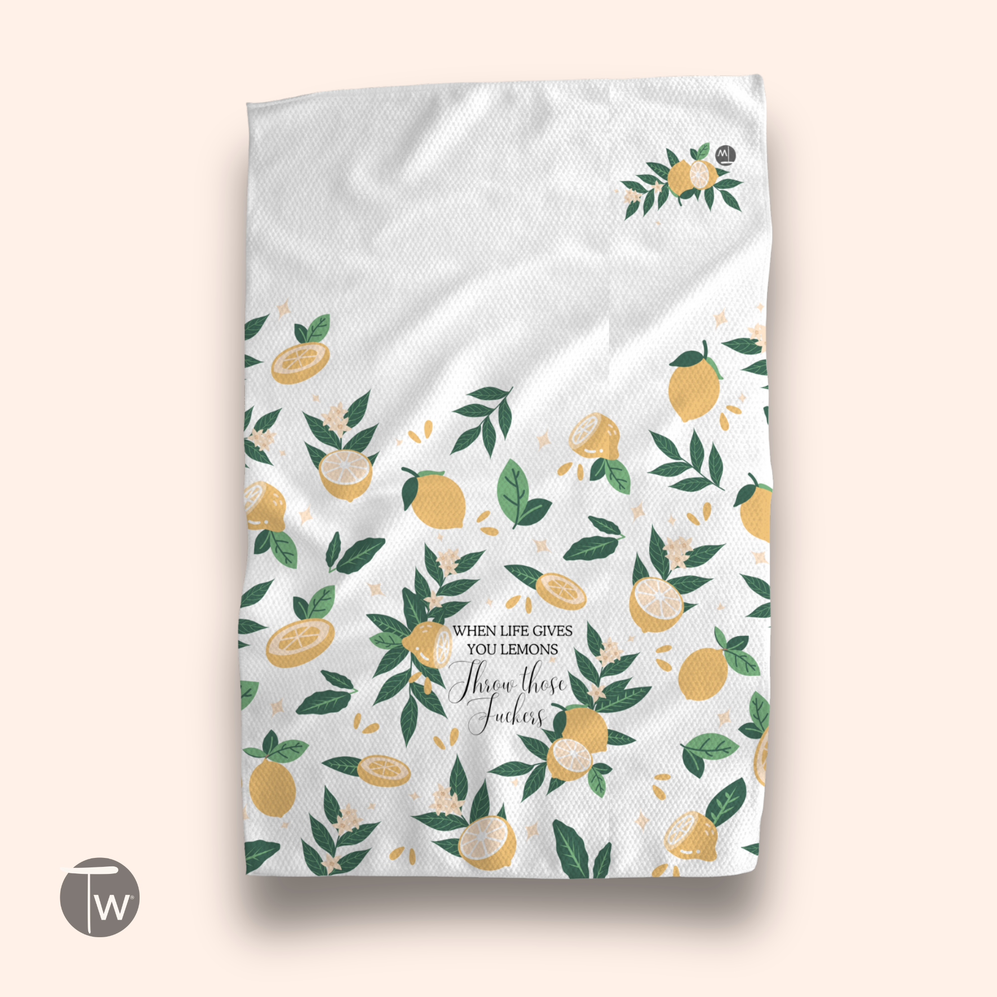 Vintage When Life Gives Lemons Tea Towel - Gardens of Honey