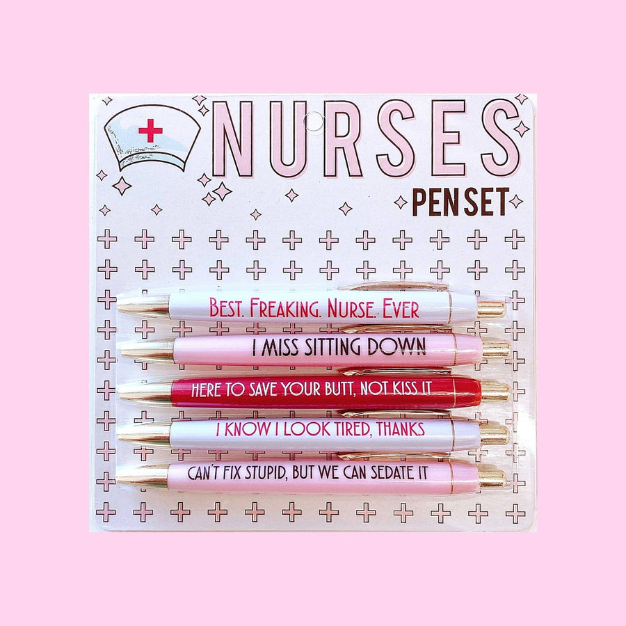 Nurses Funny Pen Set