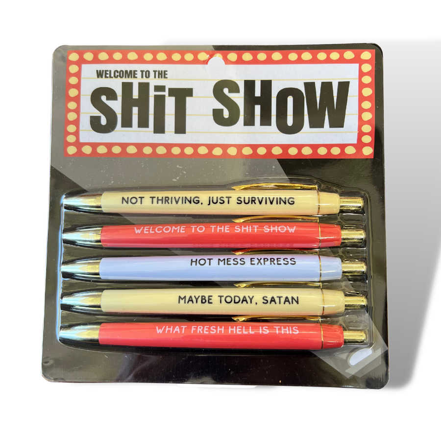 Welcome to The Shit Show Funny Pen Set