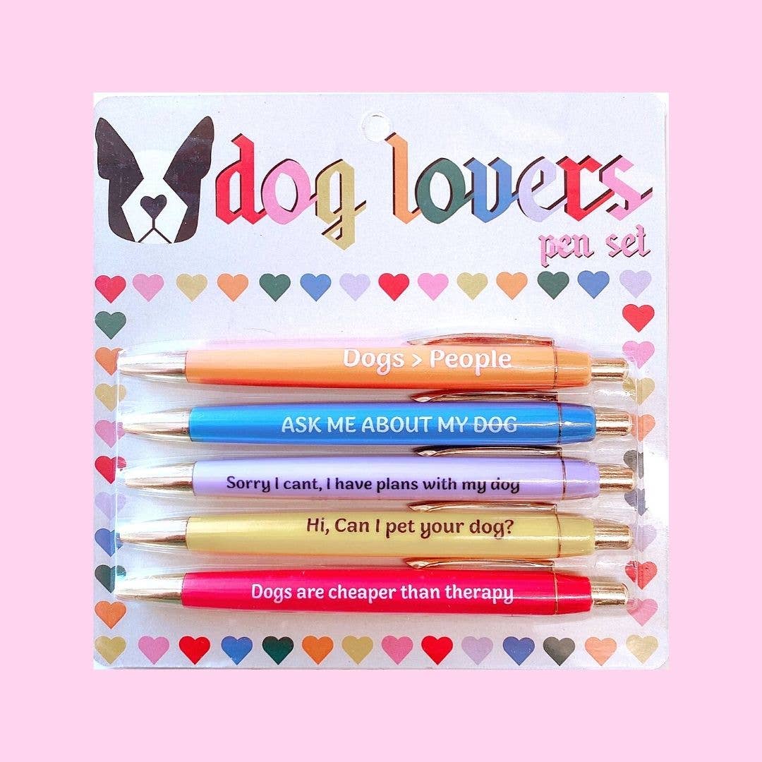 Dog Lovers Funny Pen Set