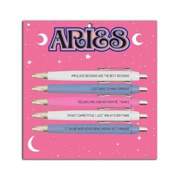 Aries Funny Astrology Pen Set
