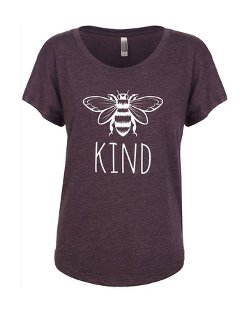 Bee Kind Women's Dolman Tee