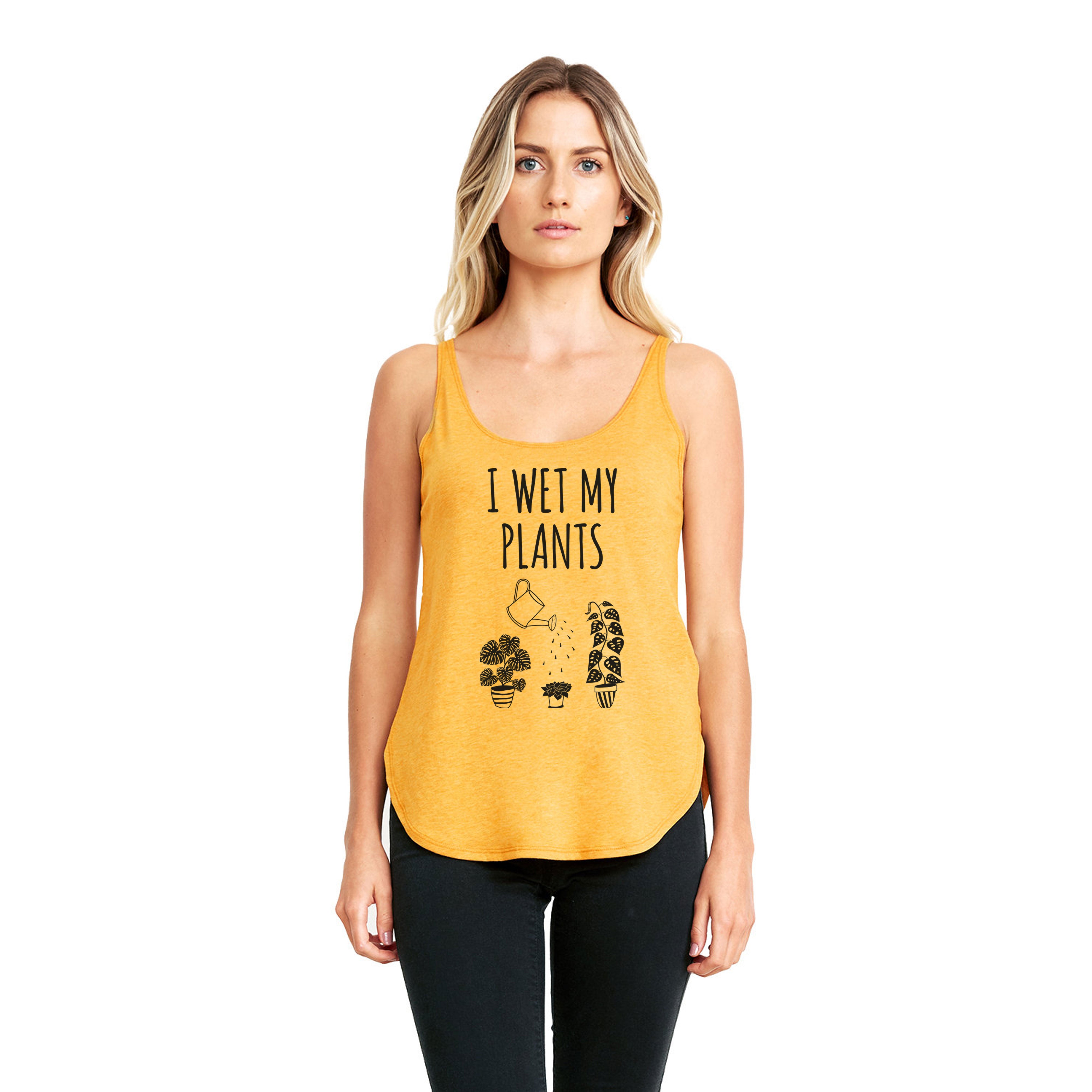 I Wet My Plants Women's Festival Tank