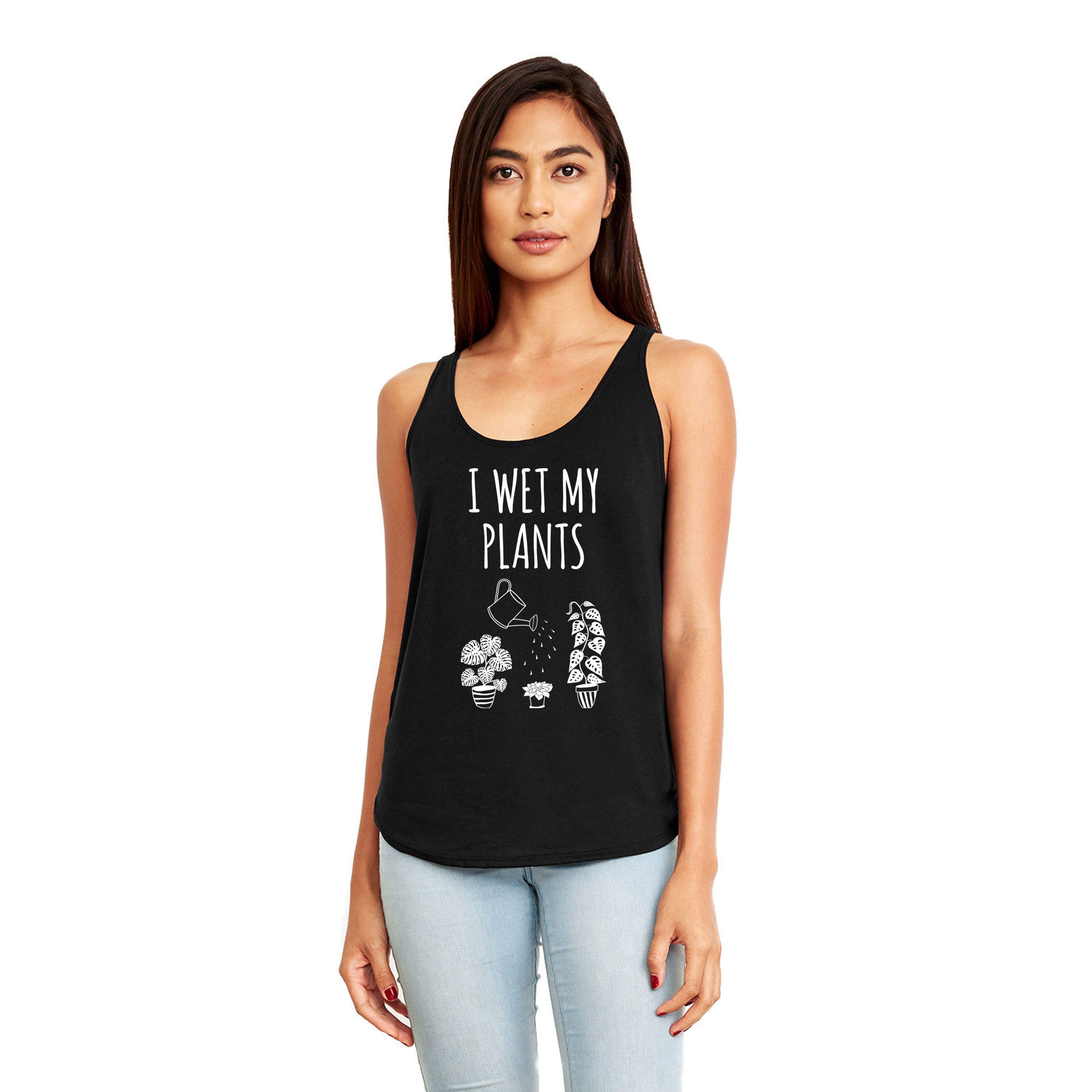 I Wet My Plants Women's Festival Tank