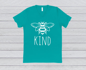 Bee Kind Unisex V-Neck T-Shirt