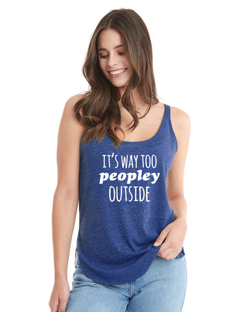 IT'S WAY TOO PEOPLEY OUTSIDE FESTIVAL TANK