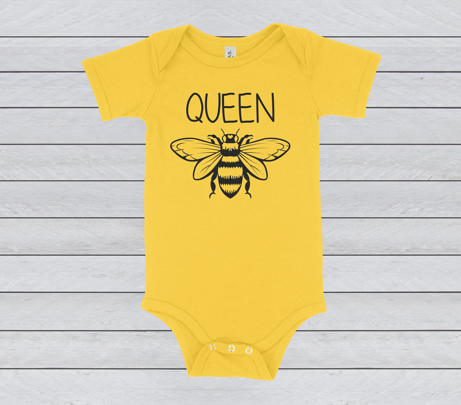 QUEEN BEE BABY BODYSUIT - INFANT ONESIE