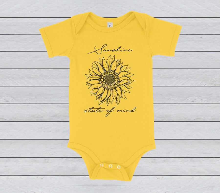 SUNSHINE STATE OF MIND BABY BODYSUIT - INFANT ONESIE