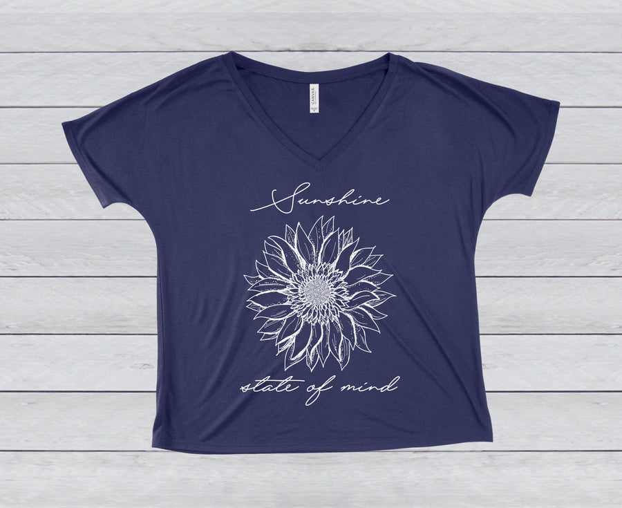 SUNSHINE STATE OF MIND - WOMEN'S SLOUCHY TEE