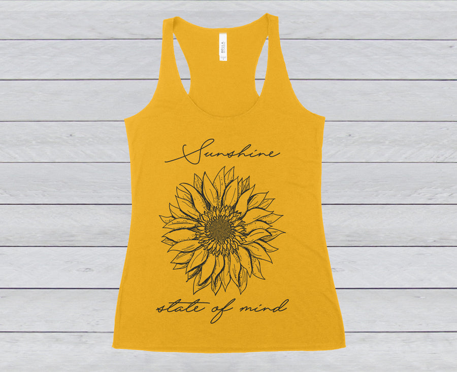 SUNSHINE STATE OF MIND WOMEN'S RACERBACK TANK