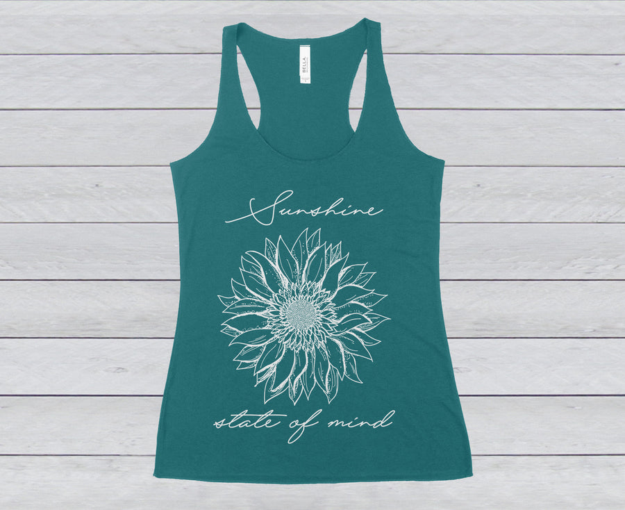 SUNSHINE STATE OF MIND WOMEN'S RACERBACK TANK