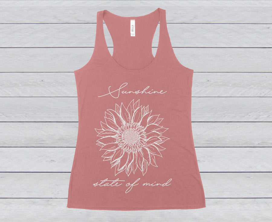 SUNSHINE STATE OF MIND WOMEN'S RACERBACK TANK
