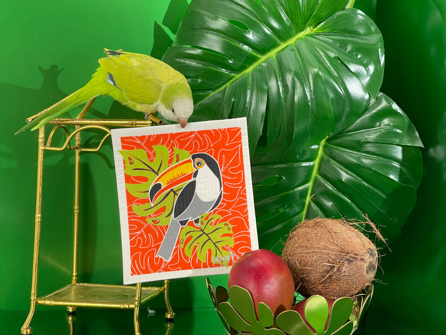 TOUCAN SWEDISH DISHCLOTH