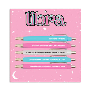 Libra Funny Astrology Pen Set