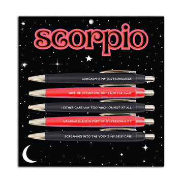 Scorpio Funny Astrology Pen Set