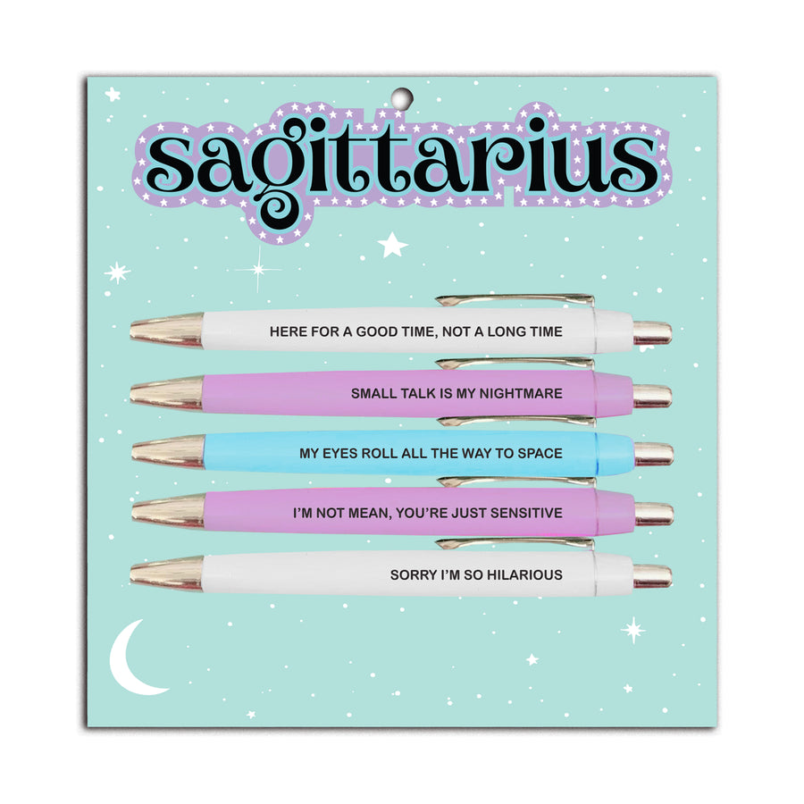 Sagittarius Funny Astrology Pen Set