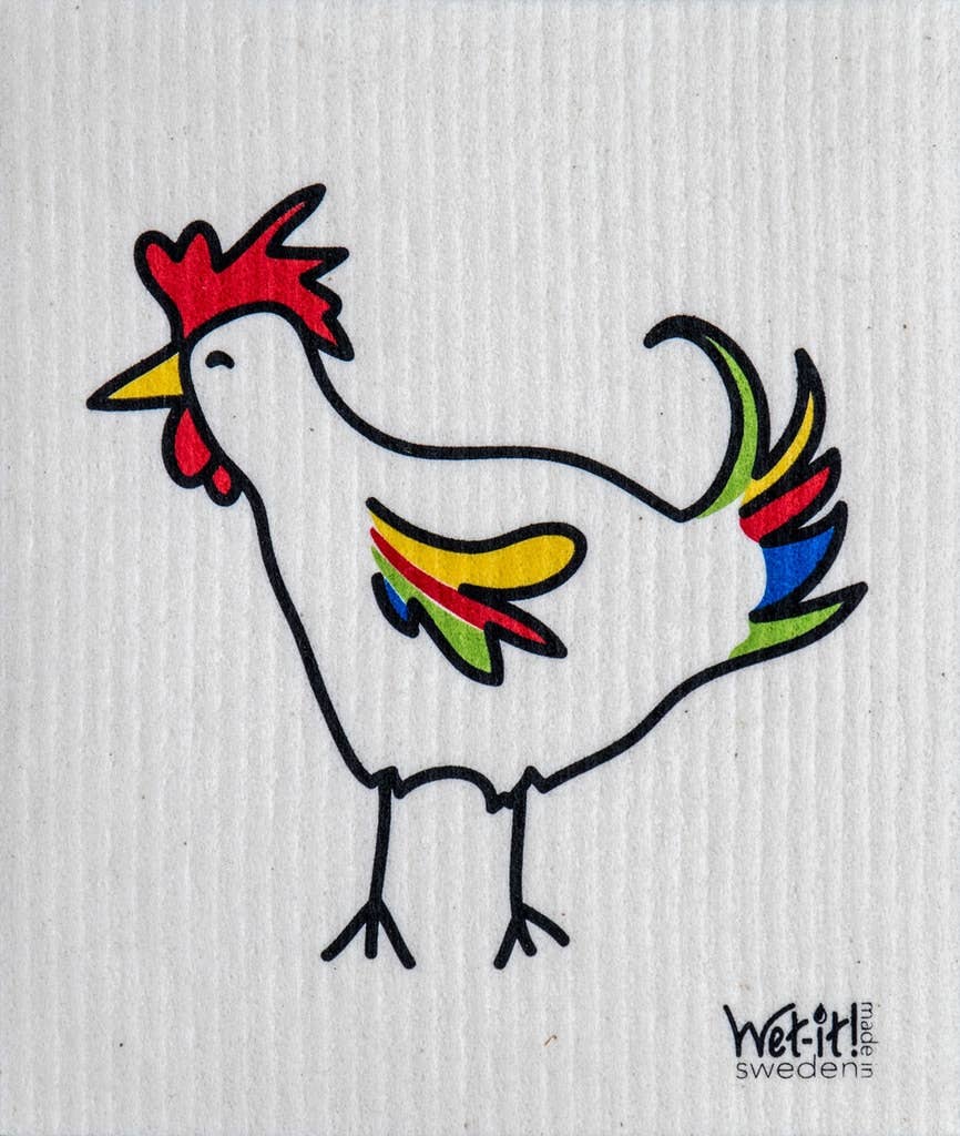 ROOSTER SWEDISH DISHCLOTH