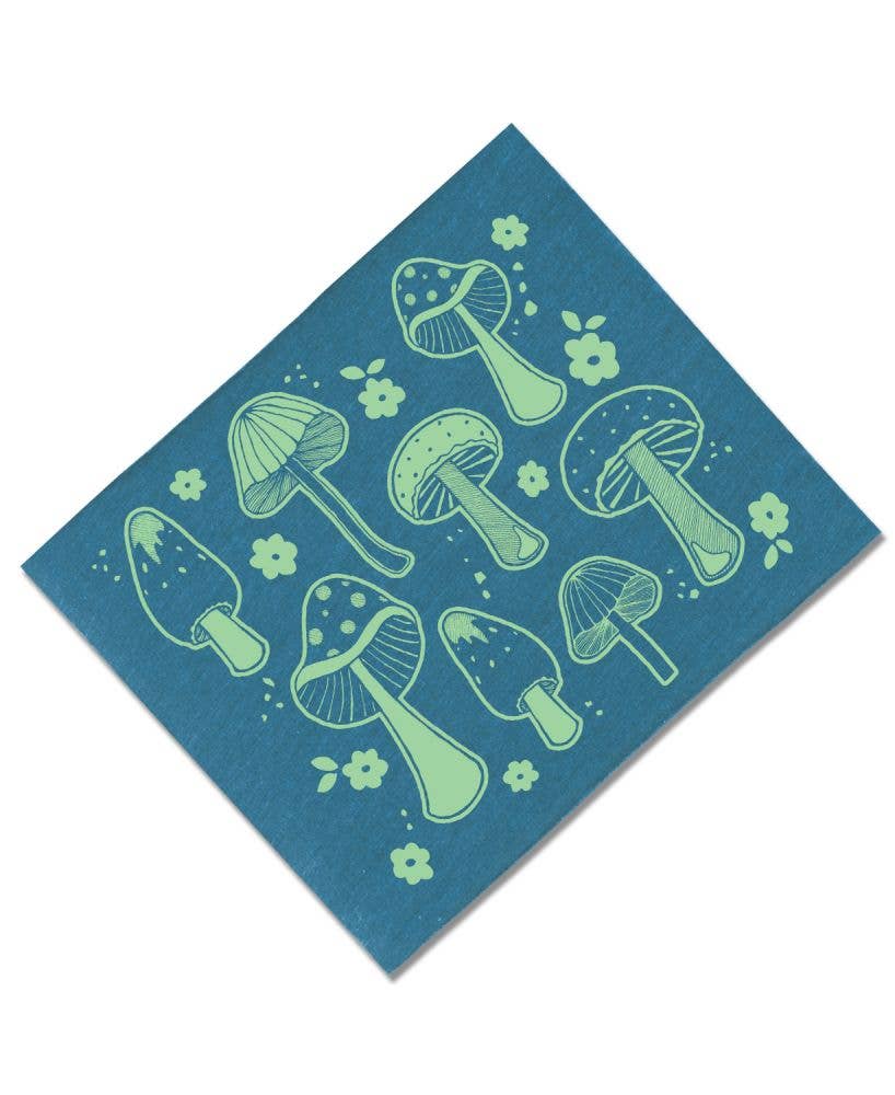 Retro Mushrooms Boho Headband