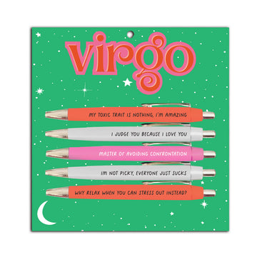 Virgo Funny Astrology Pen Set