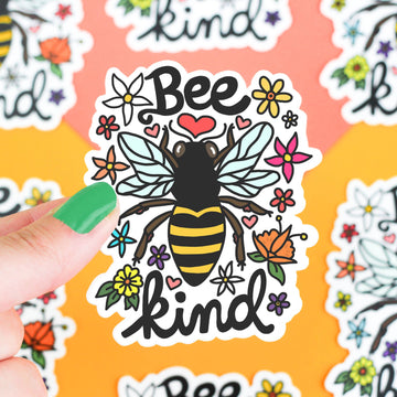 Bee Kind Water Resistant Sticker