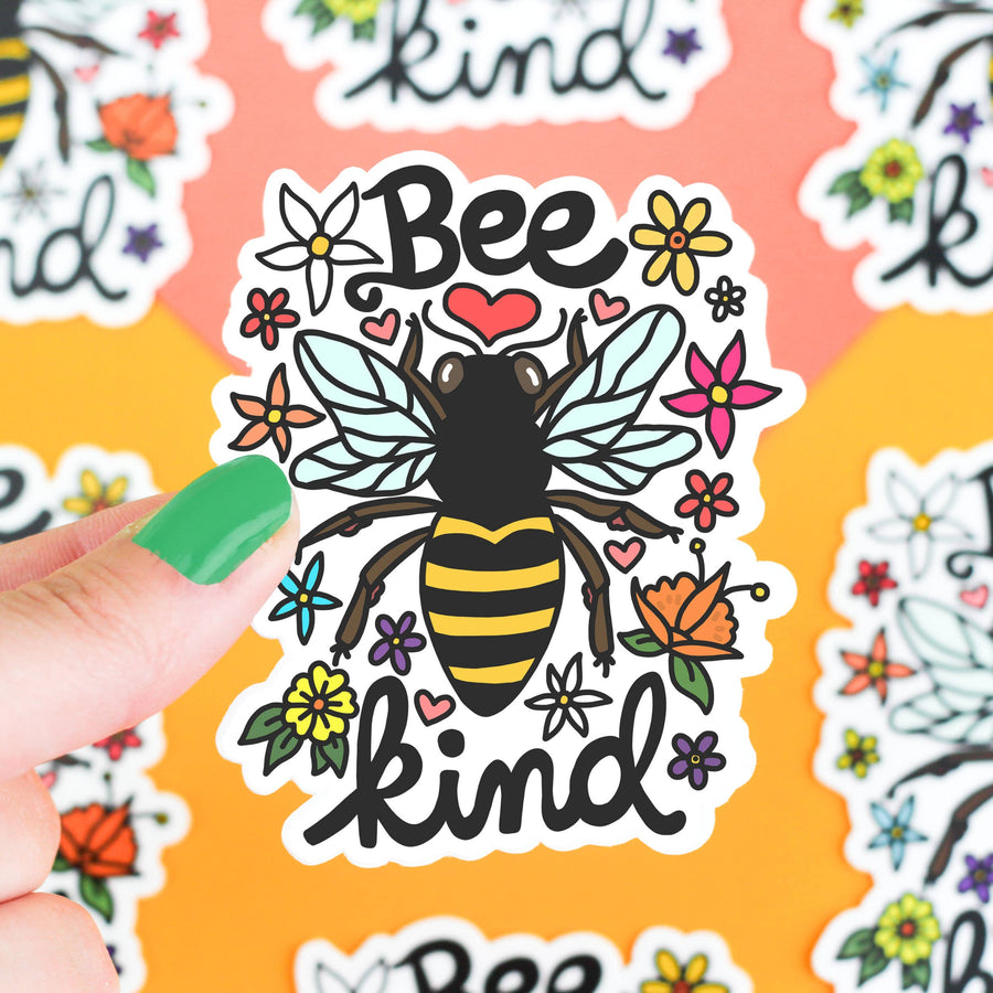 BEE KIND VINYL STICKER